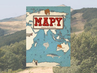 Baner z okładką książki Mapy – obrazkowa podróż po lądach, morzach i kulturach świata