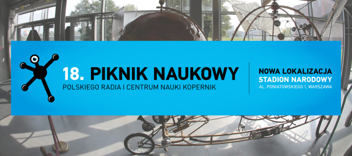 Baner z okładką książki 18. Piknik Naukowy Polskiego Radia i Centrum Nauki Kopernik