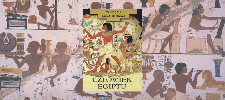 Baner z okładką książki Człowiek Egiptu