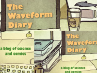 Baner z okładką książki Blogi naukowe – The Waveform Diary