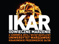 Baner z okładką książki „Ikar odwieczne marzenie” – spotkanie wokół mitu