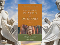 Baner z okładką książki Przychodzi Platon do doktora. Filozofia w żartach