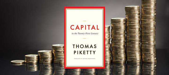 Baner z okładką książki Le Capital au XXIe siècle / Capital in the Twenty-First Century