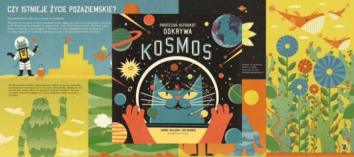 Baner z okładką książki Profesor Astrokot odkrywa kosmos