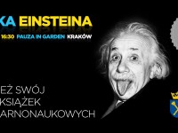 Baner z okładką książki Półka Einsteina. Odśwież swój zbiór książek popularnonaukowych!