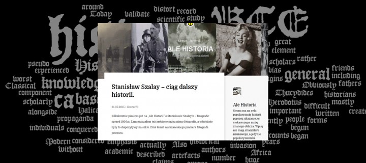 Baner z okładką książki Blogi naukowe – Ale Historia