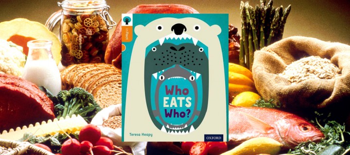 Baner z okładką książki Who eats who?