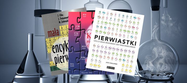 Baner z okładką książki Trzy książki o pierwiastkach