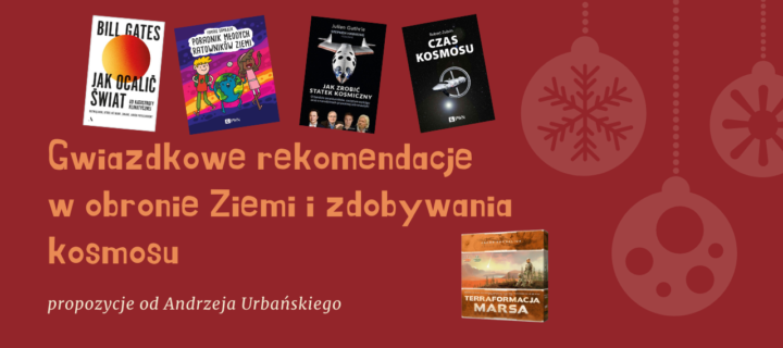 Baner z okładką książki Prezentownik 2021 – Gwiazdkowe rekomendacje w obronie Ziemi i zdobywaniu kosmosu