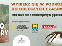 Baner z okładką książki Poznaj z bliska dinozaury