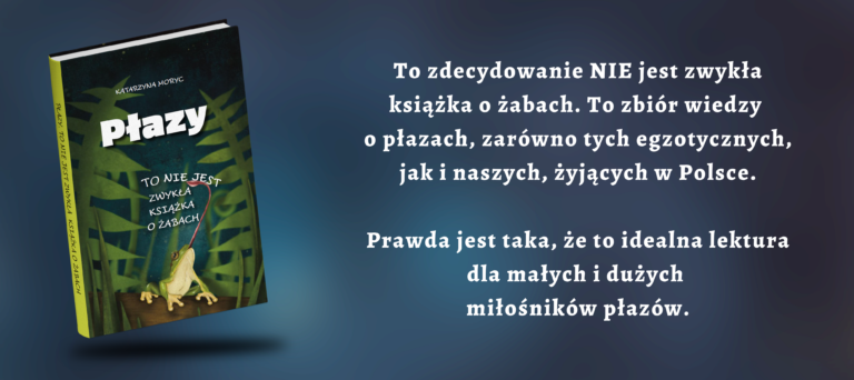 Baner z okładką książki Płazy. To nie jest zwykła książka o żabach