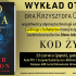 Baner z okładką książki „Kod życia” Waltera Isaacsona – zaproszenie na wykład pop-sci o CRISPR
