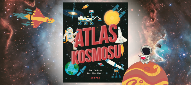 Baner z okładką książki Atlas kosmosu
