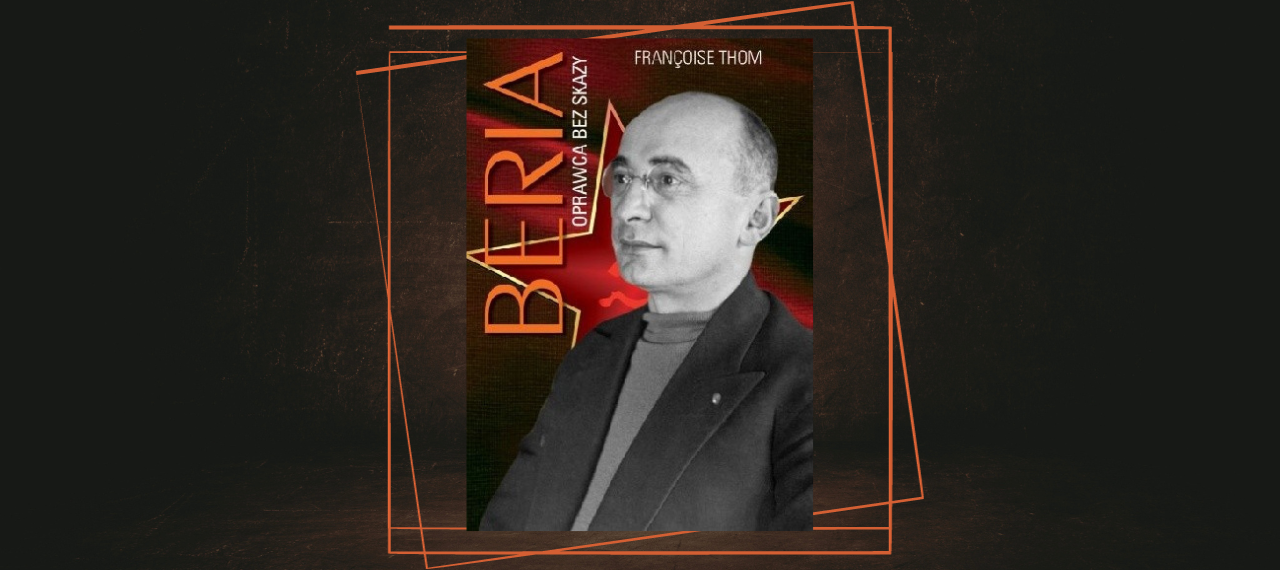 Baner z okładką książki Beria. Oprawca bez skazy