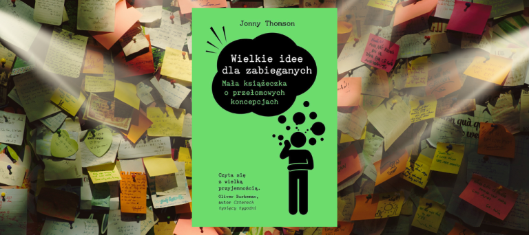 Baner z okładką książki Wielkie idee dla zabieganych