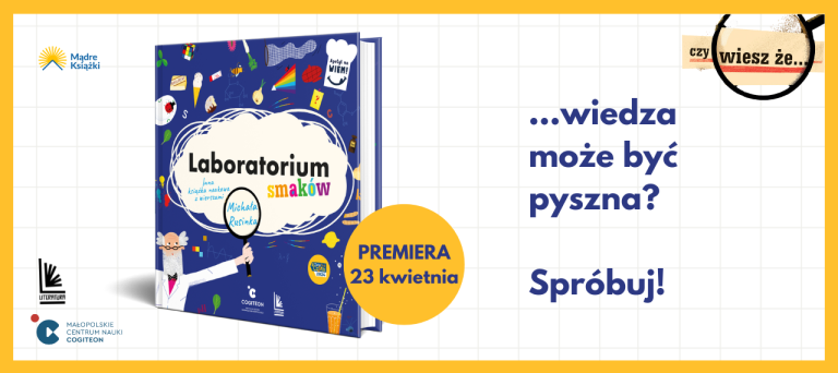 Baner z okładką książki Laboratorium smaków