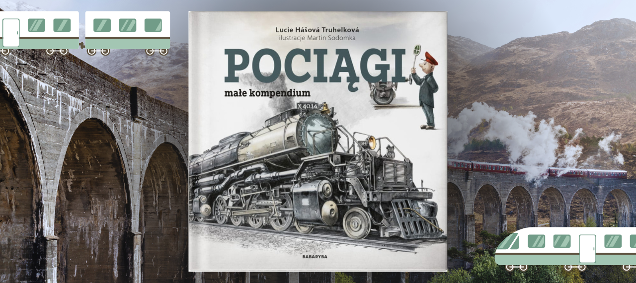 Baner z okładką książki Pociągi. Małe kompendium