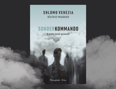 Baner z okładką książki Sonderkommando. W piekle komór gazowych