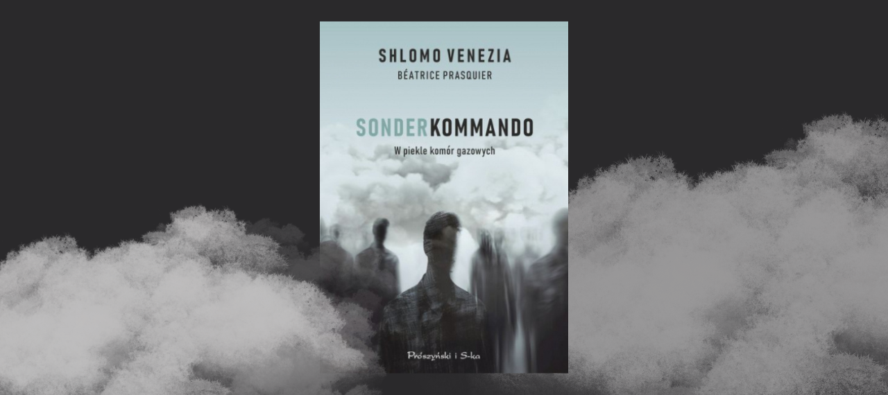 Baner z okładką książki Sonderkommando. W piekle komór gazowych