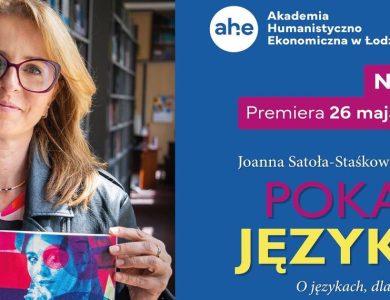 Baner z okładką książki Pokaż język! O językach dla ciekawych – premiera
