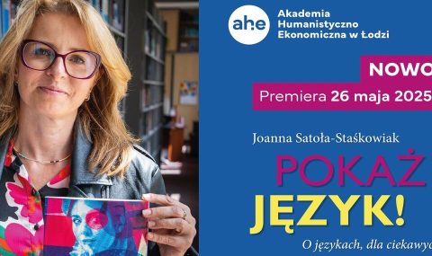 Baner z okładką książki Pokaż język! O językach dla ciekawych – premiera