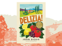 Baner z okładką książki Delizia! Wielka historia Włochów i ich jedzenia