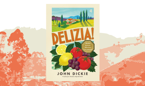 Baner z okładką książki Delizia! Wielka historia Włochów i ich jedzenia