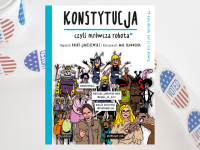 Baner z okładką książki Konstytucja, czyli mrówcza robota
