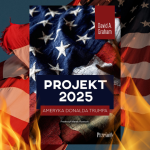 Baner z okładką książki Projekt 2025. Ameryka Donalda Trumpa