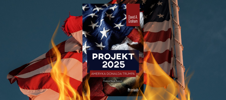 Baner z okładką książki Projekt 2025. Ameryka Donalda Trumpa