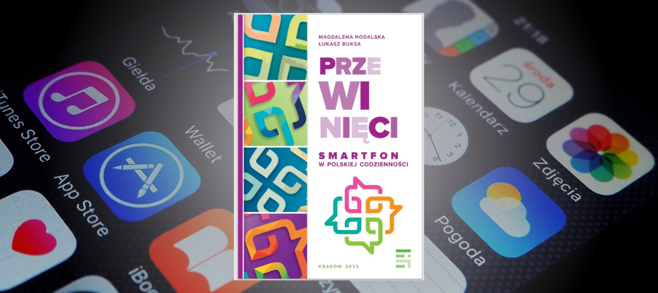 Baner z okładką książki Przewinięci. Smartfon w polskiej codzienności. Przeglądanie telefonu w świetle badań empirycznych