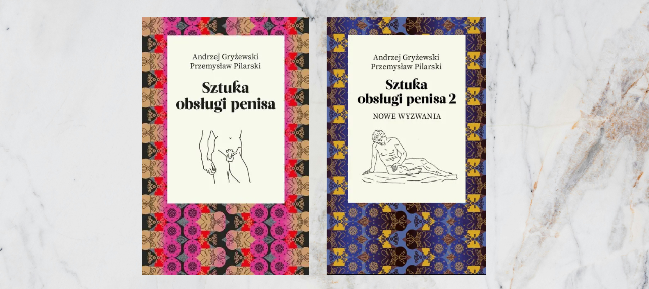 Baner z okładką książki Sztuka obsługi penisa 1 i 2