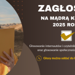 Baner z informacją o głosowaniu internautów i cztelników Dziennika Polskiego iraz głosowaniu społęczności akademickiej UJ MKR2025