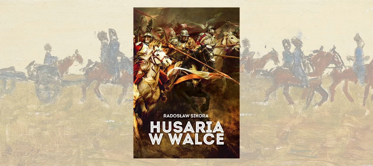 Baner z okładką książki Husaria w walce